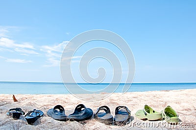 Relax on the beach Stock Photo