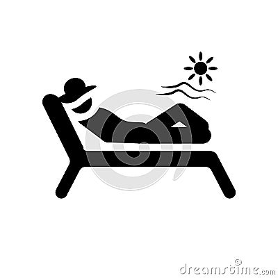 Relax icon. Trendy Relax logo concept on white background from S Vector Illustration