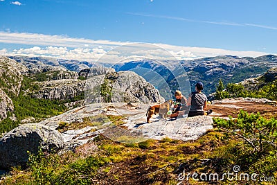 Relax in mountains Editorial Stock Photo