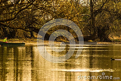 Relax by the river - all the time Stock Photo