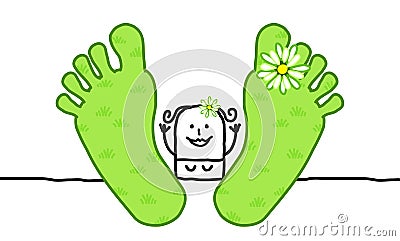 Relax & spring Vector Illustration