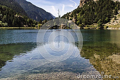 Relaxation in a natural space Stock Photo