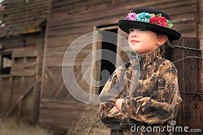 Relaxed in Camo Stock Photo