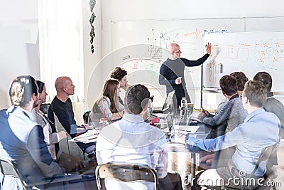 Relaxed informal IT business startup company team meeting. Stock Photo