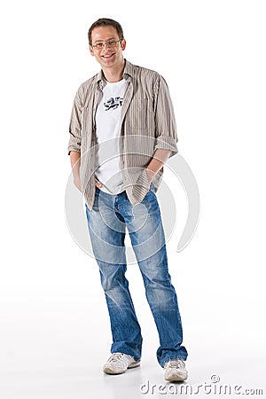 Relaxed man Stock Photo