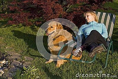 Relaxing Stock Photo