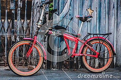 Relaxing bikes that are in season in Indonesia Editorial Stock Photo