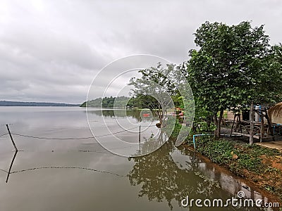 Relaxing scenery of beauty in the morning Stock Photo