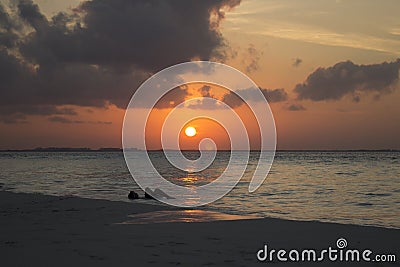 Relaxing at sunset time Editorial Stock Photo