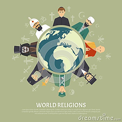 Religion Confession Illustration Vector Illustration