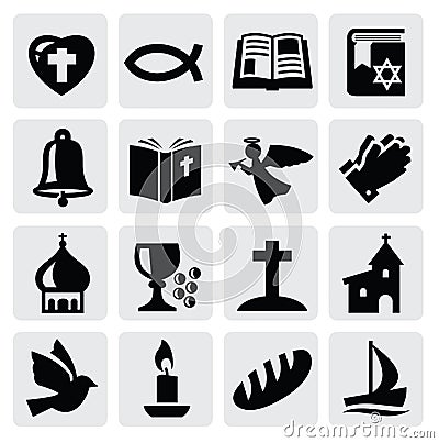 Religion icon Stock Photo