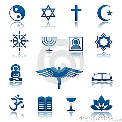 Religion icon set Vector Illustration