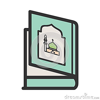 Religious Book Vector Illustration