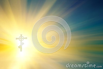 Religious cross Stock Photo