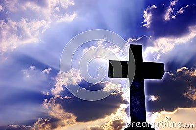 Religious cross Stock Photo