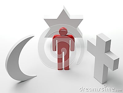 Religious Freedom Stock Photo