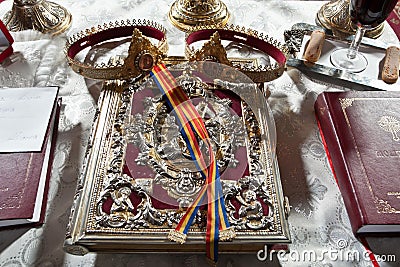 Religious objects Stock Photo