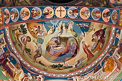 Religious painting VIII Stock Photo