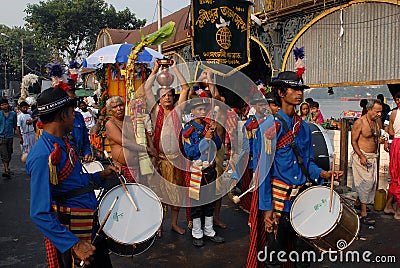 Religious Procession Editorial Stock Photo