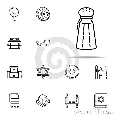 Religious Salt icon. Judaism icons universal set for web and mobile Stock Photo