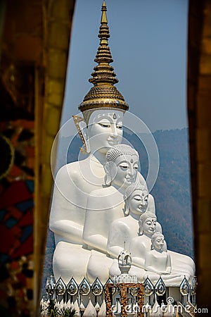 Religious Statue Buddhism in thailand Stock Photo
