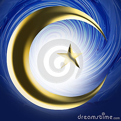 Religious symbol - islam Stock Photo