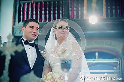 Religious wedding ceremony Stock Photo