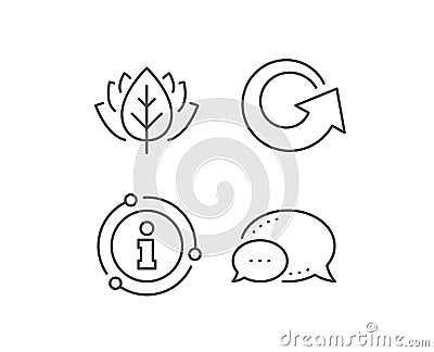 Reload arrow line icon. Update Arrowhead. Vector Vector Illustration
