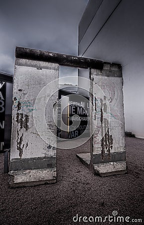 Berlin Wall Germany Editorial Stock Photo