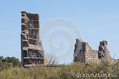 Remains of fortress Bomarsund Stock Photo