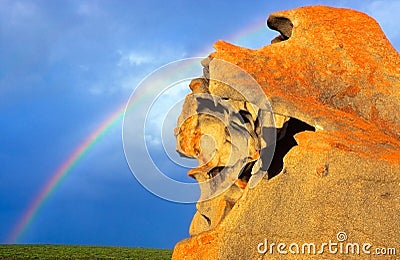 Remarkable Rocks, Australia Stock Photo