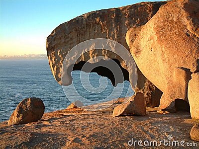 Remarkable Rocks on Kangaroo Island Stock Photo