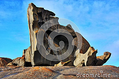 Remarkable Rocks Kangaroo Island Australia Stock Photo