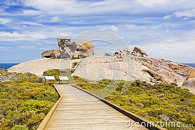Remarkable Rocks on Kangaroo Island, South Australia Stock Photo