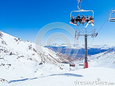 Remarkables Ski Resort Editorial Stock Photo