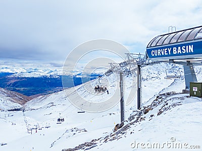 Remarkables Ski Resort Editorial Stock Photo