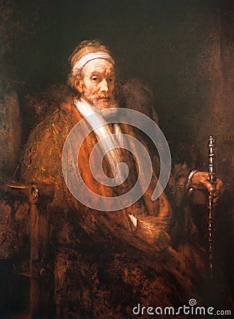 Rembrandt - Portrait of Jacob Trip Stock Photo