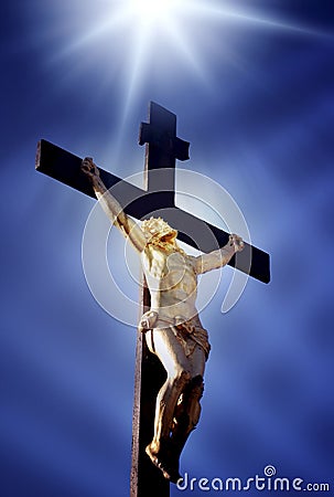 Remembrance of the crucifixion and sacrifice of Jesus Christ Stock Photo