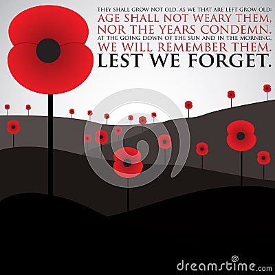 Remembrance Day Vector Illustration