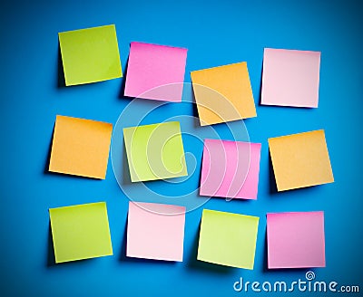 Reminder notes Stock Photo