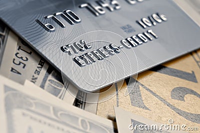Reminder on payments under credits Stock Photo