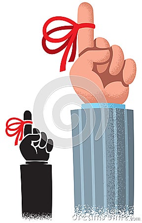 Reminder Ribbon Vector Illustration