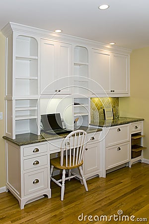 Remodeled Luxurious Modern Kitchen Stock Photo
