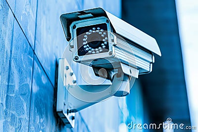 Remote access in security concepts provides holistic networked surveillance, integrating deterrent measures for protective accessi Cartoon Illustration