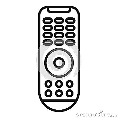 Remote control with buttons and circle navigation showing, controlling tv watching experience Stock Photo