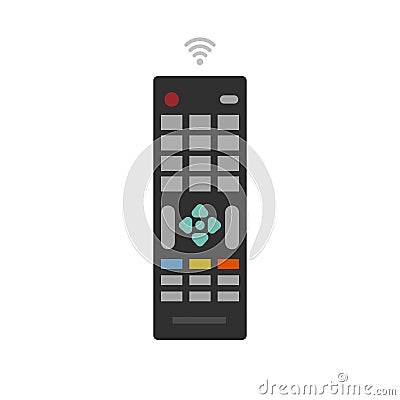 Remote control from TV device vector icon Vector Illustration