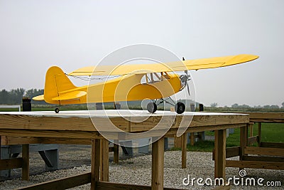 Remote Controlled Airplane Stock Photo