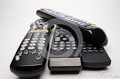 Remote Controls Stock Photo