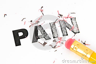 Removing Pain Stock Photo