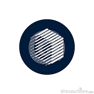 REN coin icon isolated on white background Vector Illustration